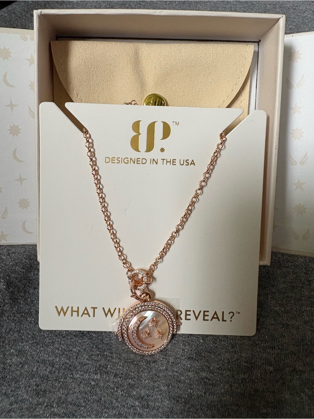 Two Souls, One Sky halo necklace